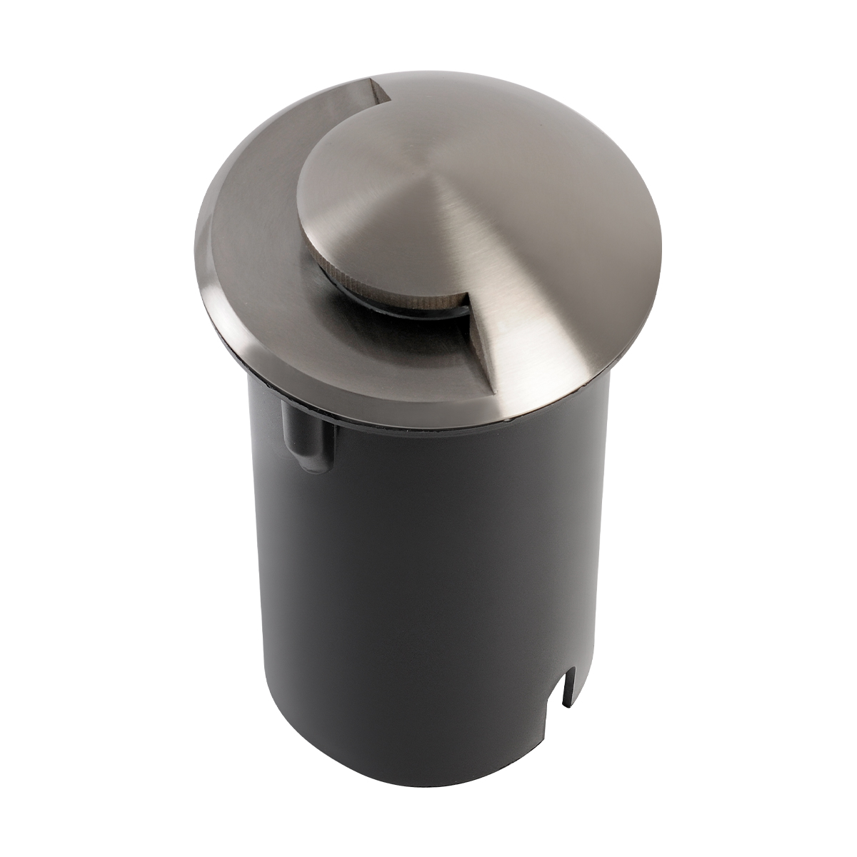 3190-Luminaria para empotrar en piso de exterior, material acero inoxidable.