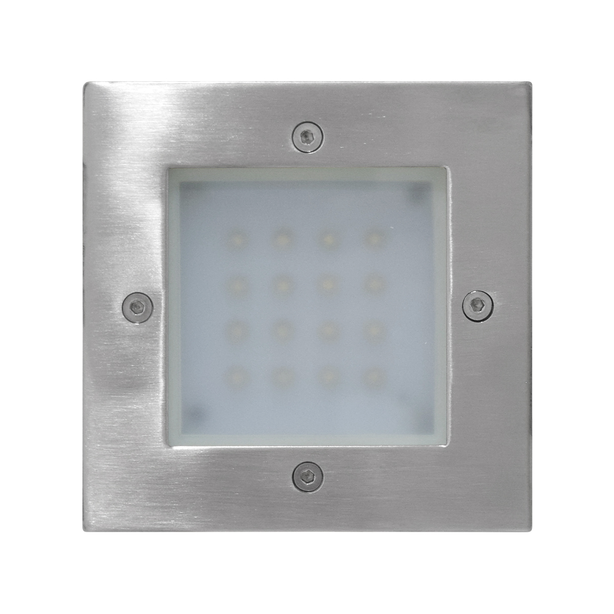 3620-LED-Luminaria LED de cortesía para iluminar escalones o pasillos de acero inoxidable