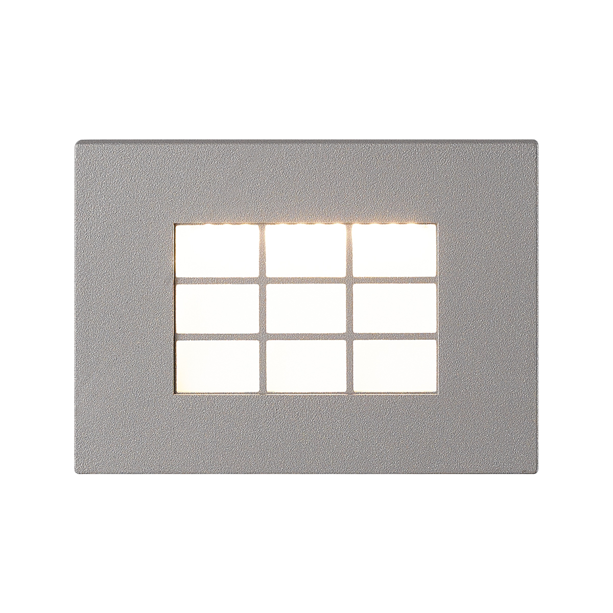 4022-LED/GR-Luminaria LED de cortesía para iluminar escaleras y pasillos color gris