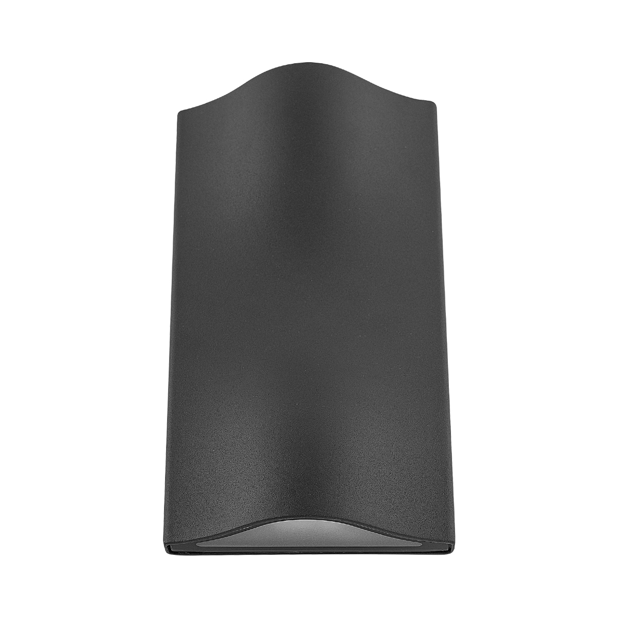 5520-LED-Luminaria de exterior para muro color grafito, con luz que ilumina hacia arriba y hacia abajo.