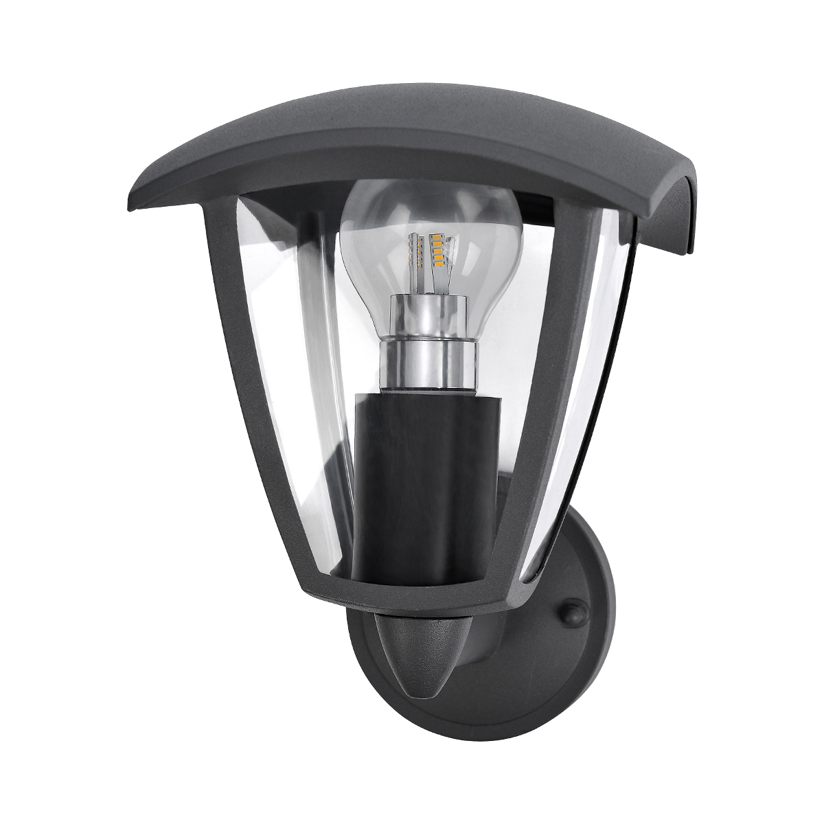 6042/GF-Farol para muro estilo clasico para exteriores de color grafito.