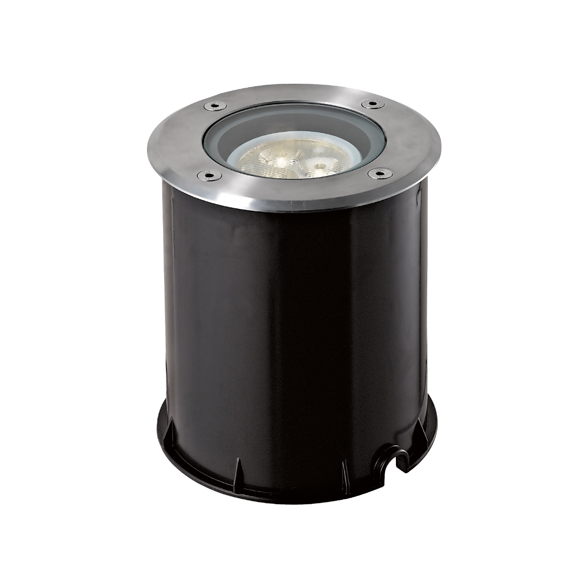 7120-LED-Luminaria para empotrar en piso de 3W,  acero inoxidable para exteriores.