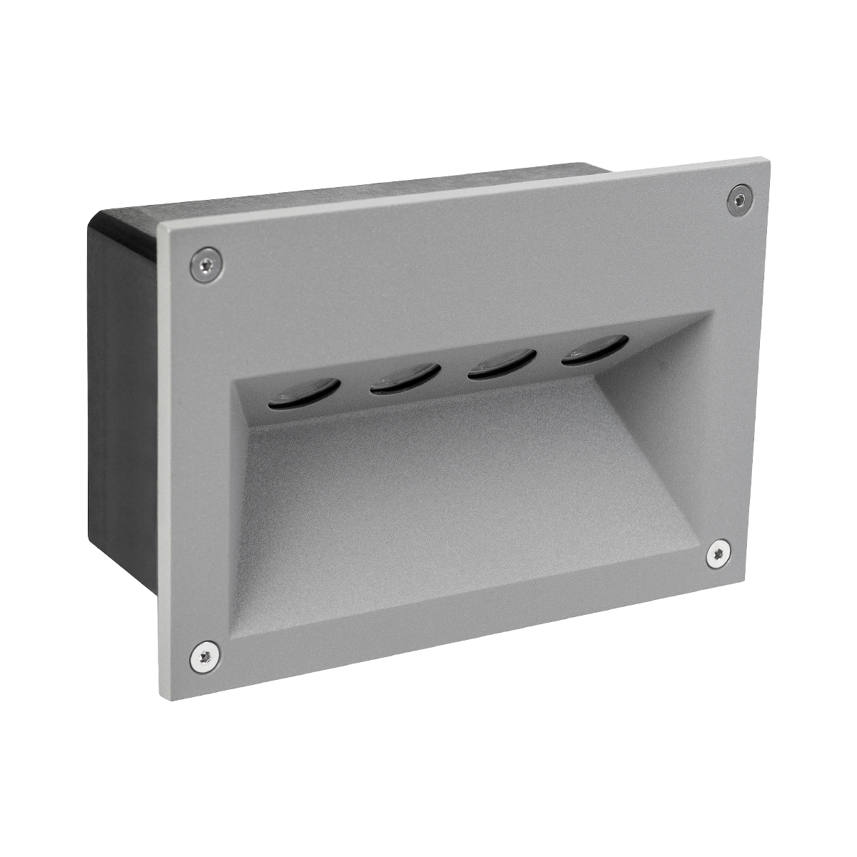 8920-LED/GR-Luminaria de cortesía color gris,  ideal para iluminar escalones y pasillos.