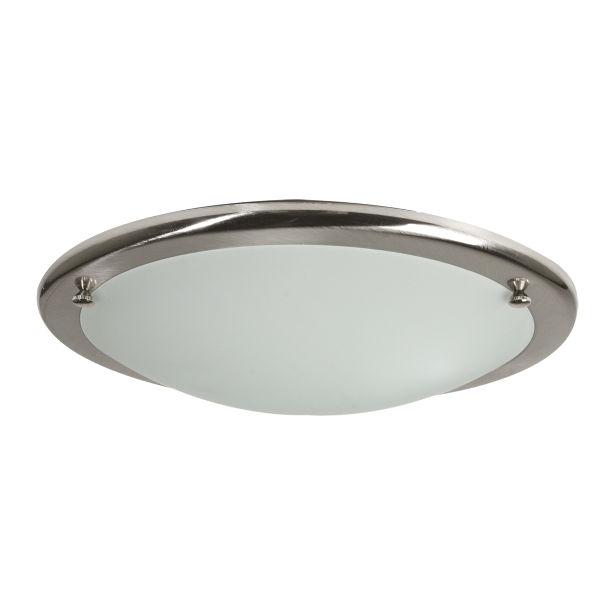 BL50/S-Lampara plafon para sobreponer en techo satinada.