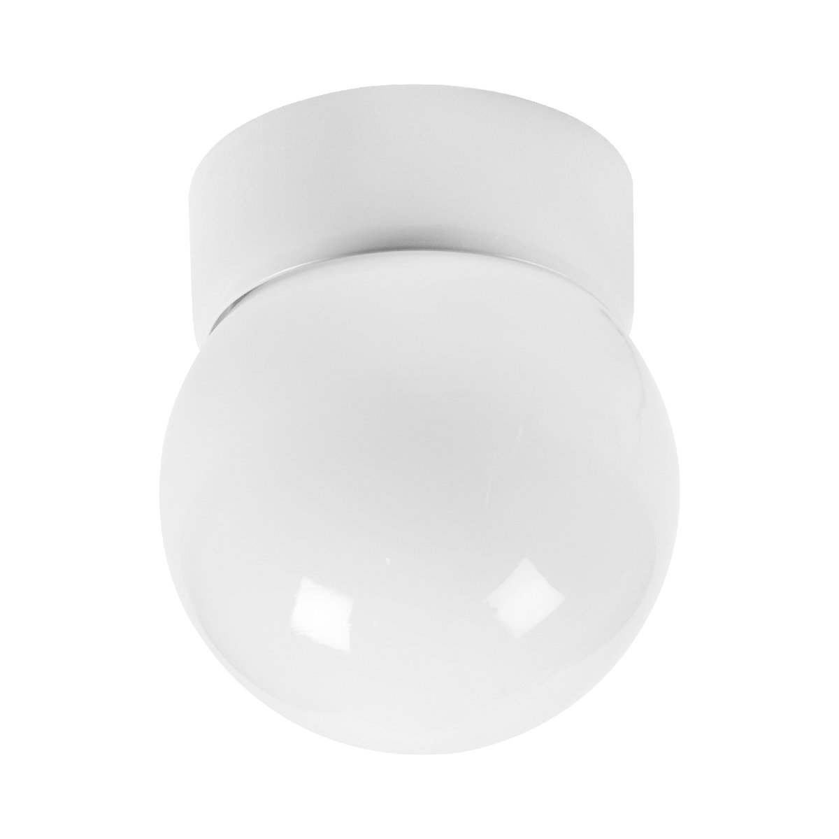 BR6/B-Luminaria de sobreponer en techo color blanca.