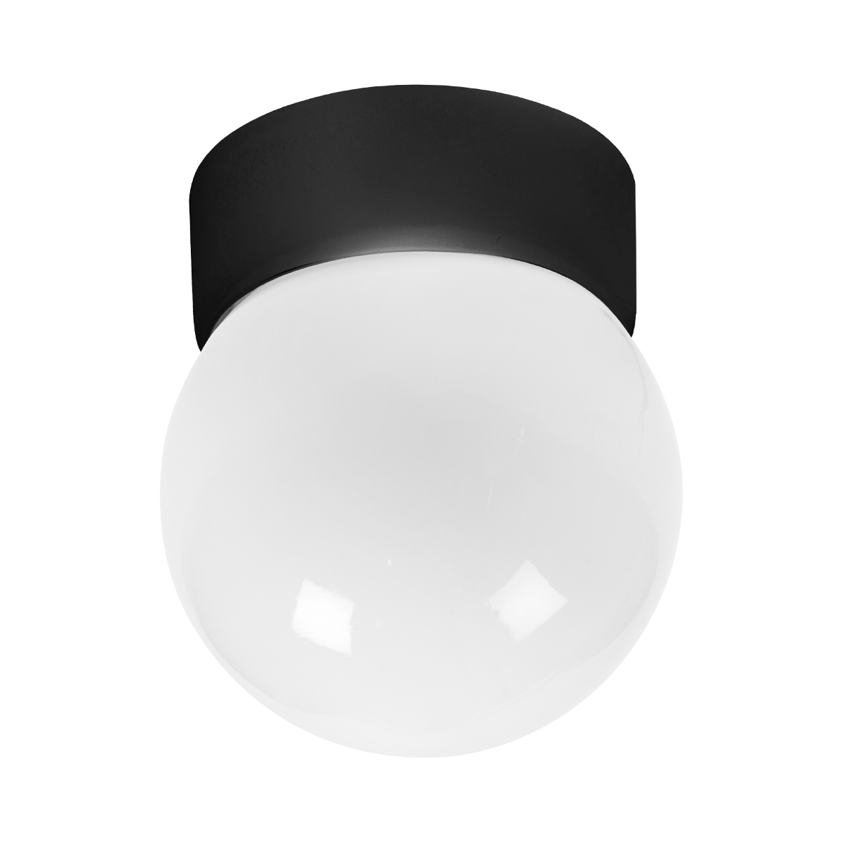 BR6/N-Luminaria clasica de sobreponer en techo de acero y PMMA.