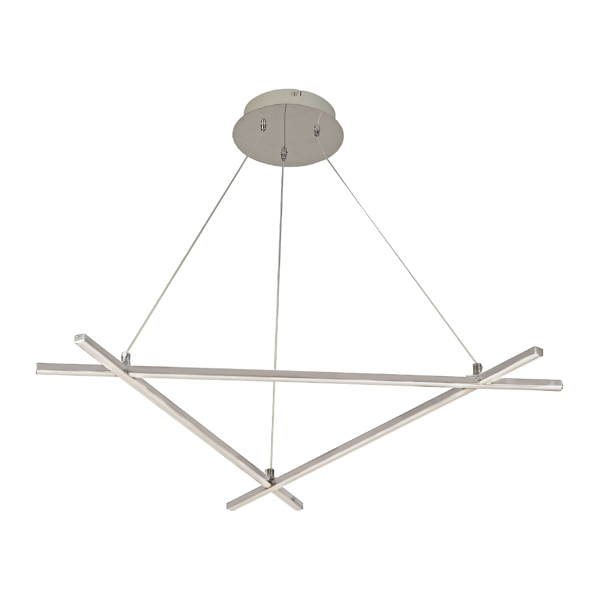 CL-1085-LED/CR-Lámpara LED colgante de diseño original color blanco, ideal para un estilo minimalista.