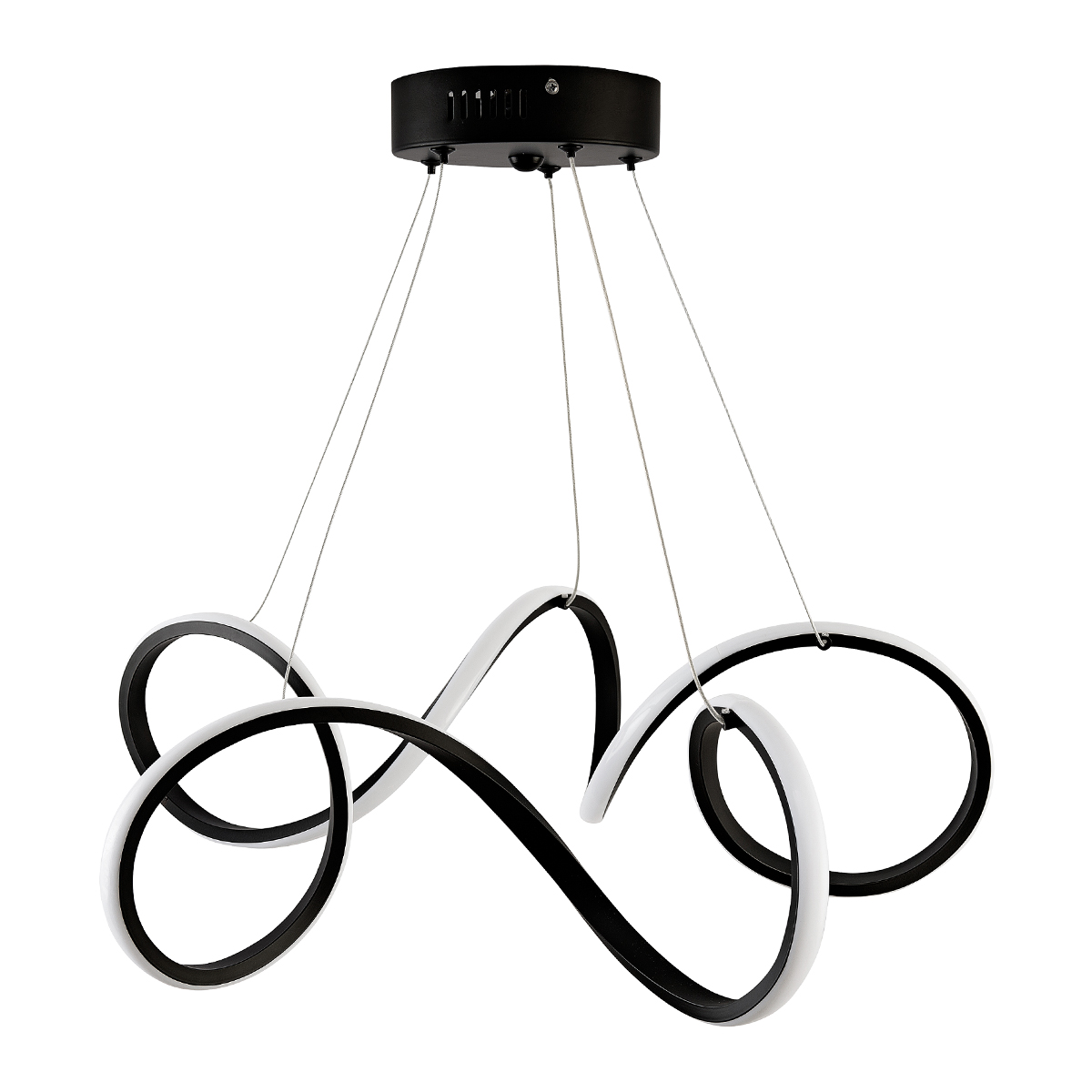 CL-3012-LED/NE-Lámpara suspendida LED color negra.