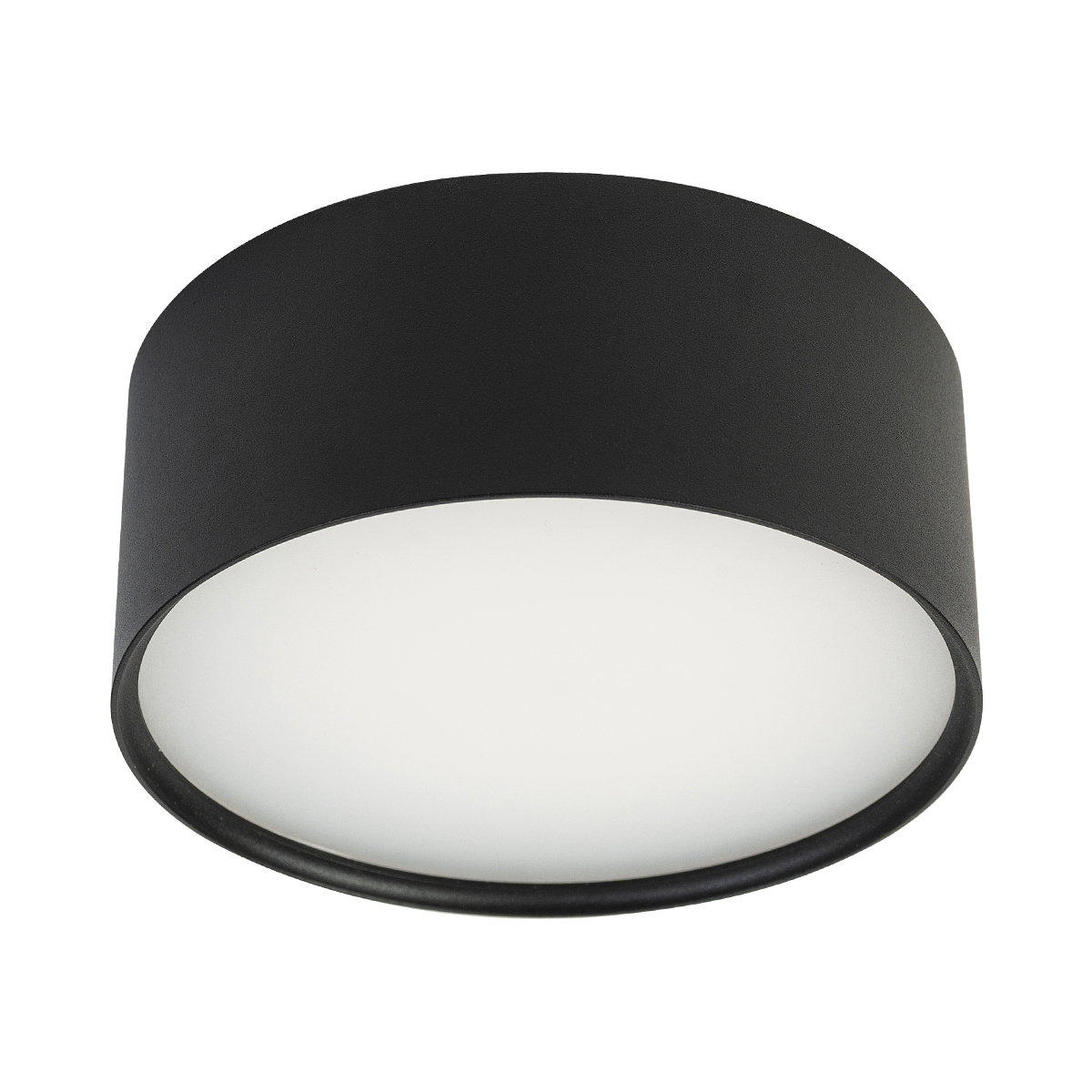 DLP098LED-F/NE-Luminaria LED color negro de sobreponer en techo, 18W , luz fria.