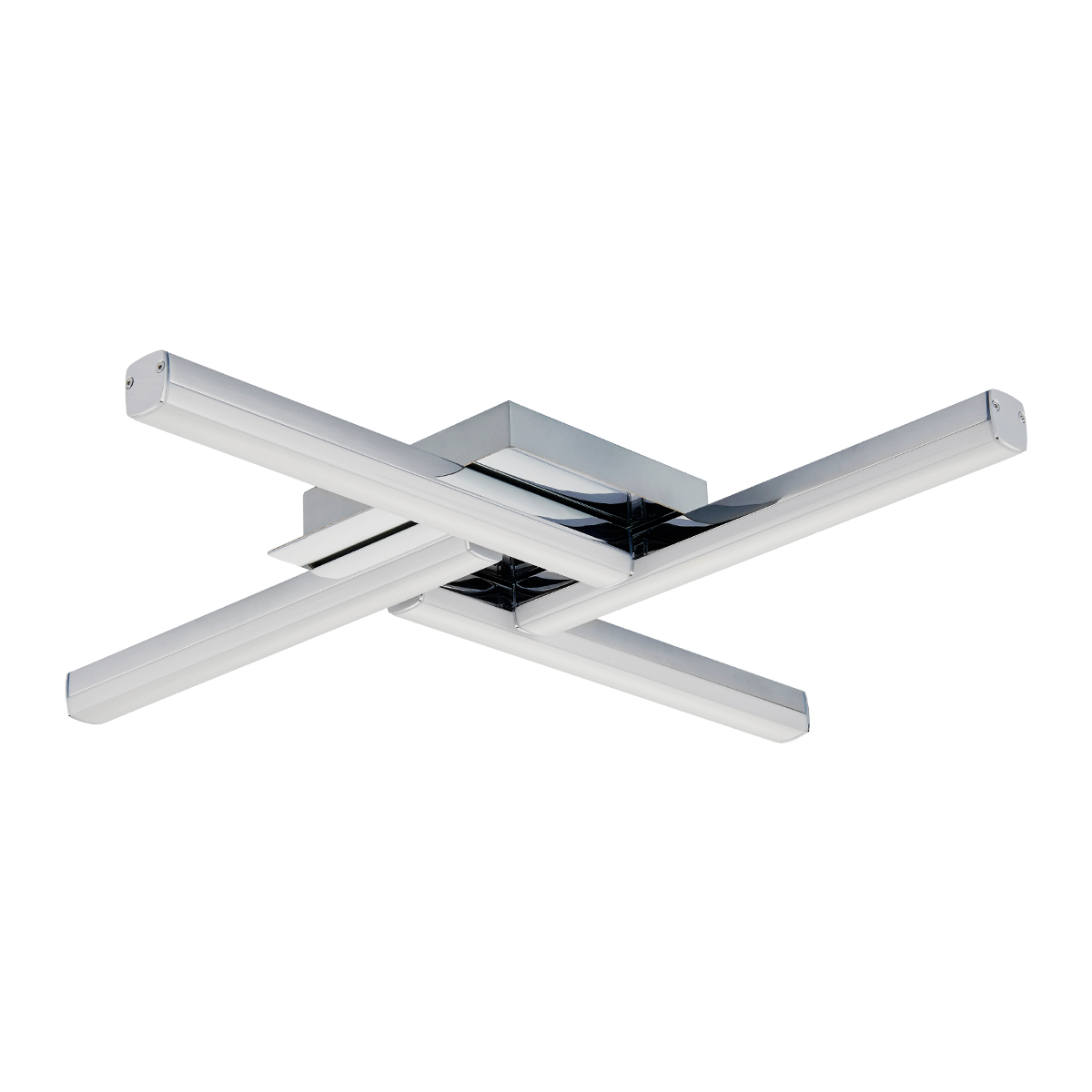 PL500-LED/CR-Lámpara LED moderna de sobreponer en techo en terminado cromo.